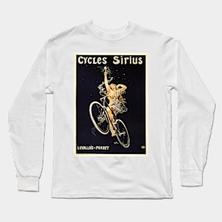 Cycles Sirius French Art Nouveau Advertisement Poster by Henri Gray Long Sleeve T-Shirt